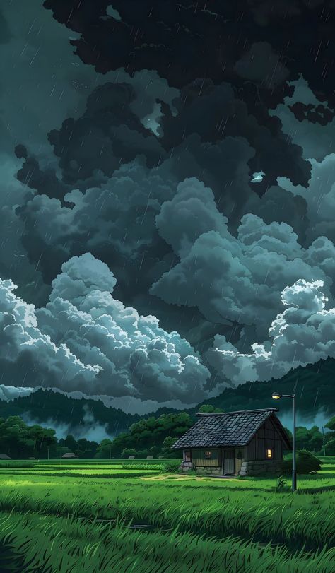 Cozy Background, Rain World, Setting Inspiration, Rain Wallpapers, Beautiful Background, Art Gallery Wallpaper, Anime Book, Cool Wallpapers Art, Beautiful Landscape Wallpaper