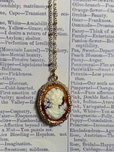 Antique Aesthetic Jewelry, Old Necklace Aesthetic, Victorian Necklace Aesthetic, Old Jewelry Aesthetic, Brown Necklace Aesthetic, Cameo Aesthetic, Phoebe Buffay Necklace, Old Vampire Aesthetic, 2025 Outfits