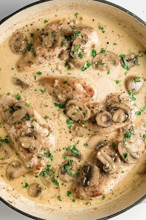 Chicken Meal Prep Ideas, Flavorful Chicken Recipes, Gluten Free Orange Chicken, Baked Stuffed Chicken, Blackened Chicken Recipe, Chicken Marsala Recipe, Marsala Recipe, Braised Chicken Thighs, Chicken Fettuccine Alfredo