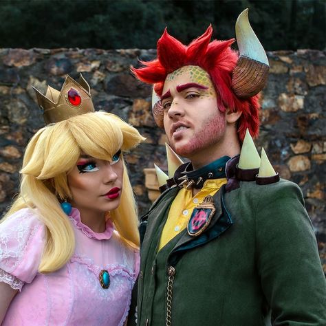 DinoBunny Cosplay - YouTube Boo Cosplay, Bowser Costume, Princess Peach Cosplay, Mario Cosplay, Peach Cosplay, Peach Costume, Cosplay Couple, Couples Cosplay, Bunny Cosplay