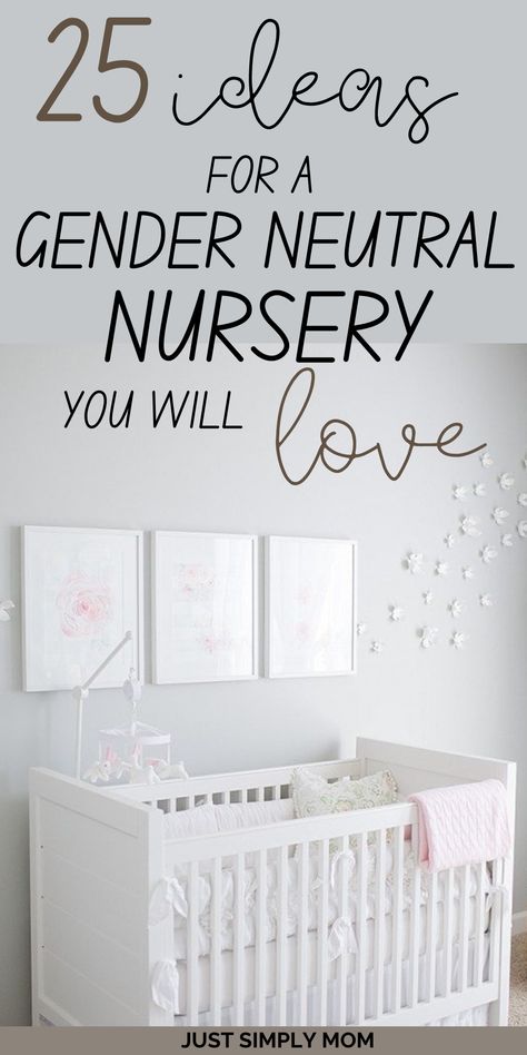 Gender Neutral Nursery With White Crib, Gray Nursery Ideas Gender Neutral, Nursery Ideas Gray Walls, Gender Neutral Grey Nursery, White And Grey Nursery Ideas, Gender Neutral Nursery Colors Paint, Gray Walls Nursery, Grey Nursery Ideas Neutral, Nursery Paint Colors Neutral