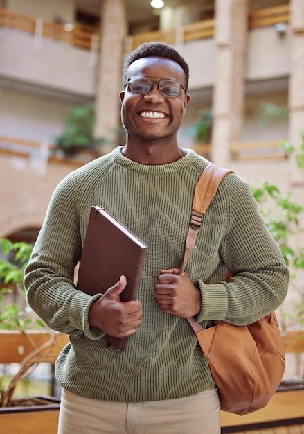 Photo campus student and portrait of bla... | Premium Photo #Freepik #photo #university-student #black-student #student-man #male-student College Building, Student Images, Men's Study, Men's Portrait Photography, Student Photo, Environmental Portraits, Happy Students, Black Church, Background Wallpaper For Photoshop