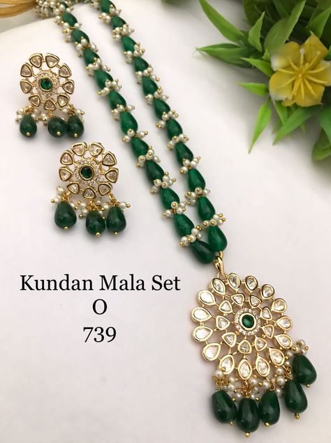 Diy Kundan Jewellery, Statement Jewelry Outfit, Beaded Wedding Jewelry, Silk Bangles, Diy Silver Jewelry, Earrings Diy Handmade, Neck Pieces Jewelry, Kundan Jewellery Set, Antique Gold Jewelry Indian