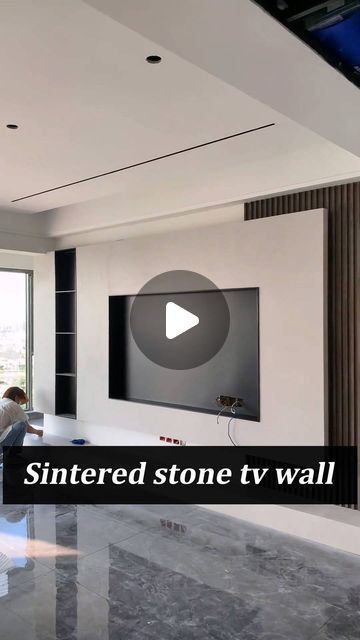 AleadTrendSolutions on Instagram: "The TV background wall is often the central focus of the living room. In a space, it is very important to create a space atmosphere. A bold and creative background wall can make the atmosphere of a home get rid of monotony and dullness, integrate art into life, and the original monotonous furniture atmosphere can be reborn. #buildindmaterials #wallpanelling #homedecor #art #tvwall" Television Background Wall Design, Bedroom Ideas Tv Wall, Tv Wall Background, Integrate Art, Hanging Tv On Wall, Tv Wall Panel, Backdrop Tv, Tv Background, Creative Background