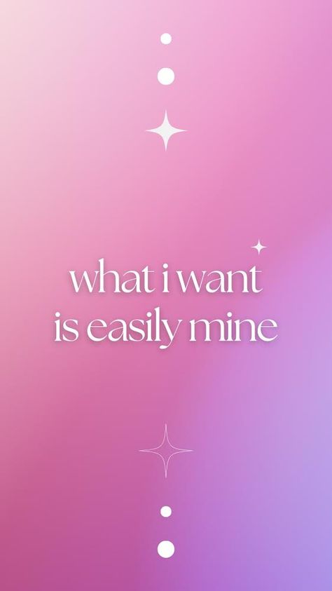 lockscreen, wallpaper, background, gradient lockscreen, affirmation, manifestation, manifest,colorful, pink, purple I Always Get What I Want Affirmation, What I Want Is Already Mine Wallpaper, Manifestation Lockscreen, Affirmation Lockscreen, Manifestation Wallpaper, Vision 2024, Quotes Wallpapers, Black And White Art Drawing, Life Change