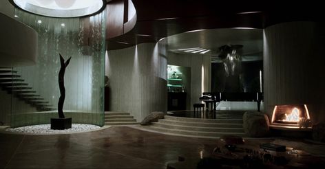 Tony Stark Mansion, Stark Mansion, Tony Stark House, Iron Man House, Mansion Aesthetic, Malibu Mansion, Stark Family, Iron Man 2008, Illusion Dress