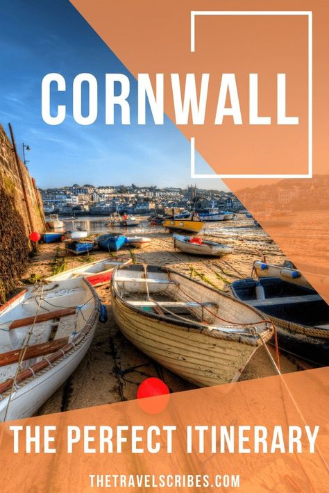 The Perfect Cornwall Itinerary | A London to Cornwall road trip Cornwall Itinerary, Lulworth Cove, Glastonbury Tor, South West Coast Path, Moving To The Uk, Family Vacation Destinations, West Country, Perfect Itinerary, European Tour