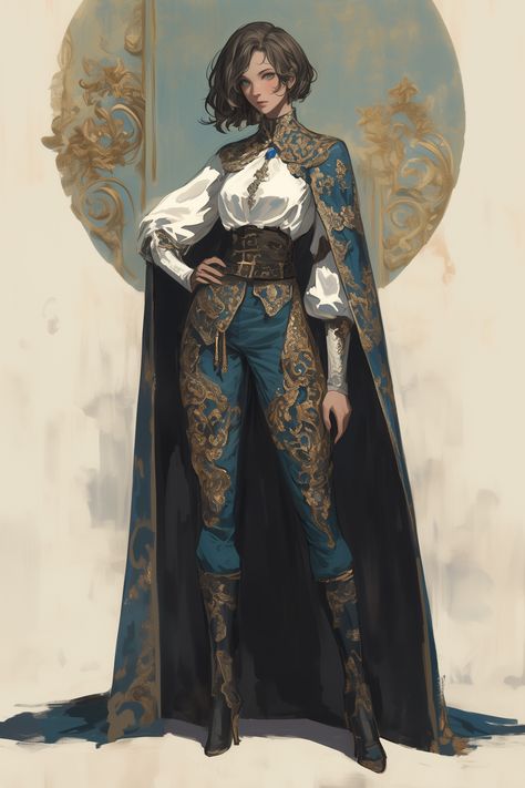 Dnd Ballroom Outfit, French Medieval Fashion, Female Knight Outfit, Wizard Outfit Female, Female Knight Oc, Christmas Character Art, Medieval Inspired Fashion, Fantasy Uniforms, Cleric Outfit