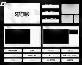 Twitch Overlay Ideas, Overlay Ideas, Interesting Facts About Yourself, Twitch Overlay, Themes Photo, Be Right Back, Layout Design, Sci Fi, Packaging