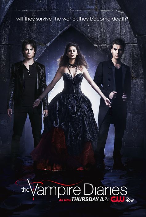 the vampire diaries season 1 posters | TVD:IV survive or Die Promo Poster - The Vampire Diaries Photo ... Vampire Diaries Outfits, Vampire Series, Vampire Diaries Poster, Seasons Posters, Candice Accola, Vampire Diaries Stefan, Damon And Stefan, Vampire Diaries Quotes, Video Love