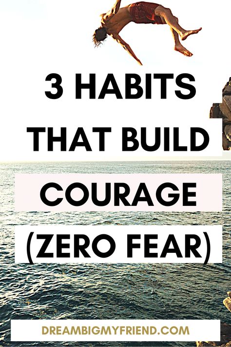 How To Get Rid Of Fear, How To Be Brave And Confident, How To Be Courageous, How To Be Brave, Facing Your Fears, Mental Fitness, Fear Quotes, Overcome Fear, Sigma Male