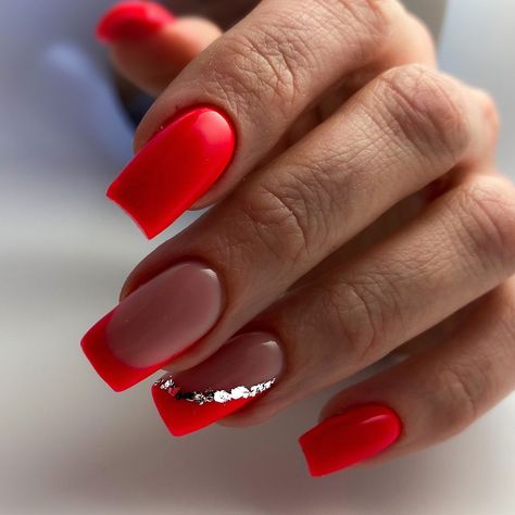 Red Gel Nails, Manicure Nail Designs, Valentine Nails, Simple Gel Nails, Smink Inspiration, Work Nails, Blush Nails, Her Nails, Red Nail Designs