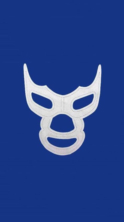 Junto con el Santo, Blue Demon es una de las máximas figuras de la lucha libre mexicana, además en la actualidad es todo un símbolo de la cultura popular. #BlueDemon #LuchaLibre #EMLL #CMLL #AAA #TripleA #Luchadores Luchador Poster, Luchador Art, Blink 182 Wallpaper, Batman Red Hood, Xperia Wallpaper, Aztec Artwork, Nacho Libre, Blue Mascara, Blue Demon