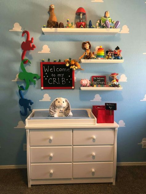 Toys Story Room, Disney Baby Room Ideas, Toy Story Bedroom Ideas Diy, Toy Story Themed Nursery, Toy Story Room Ideas For Boys, Toy Story Room Ideas, Toy Story Bedroom Ideas, Toy Story Baby Room, Toy Story Nursery Ideas