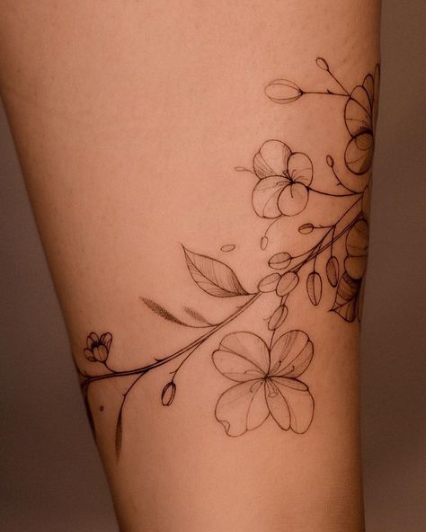 Canola and cherry blossoms 🌼that I did for Nao at @lamaison.desartistes While I was in Vancouver ✨ Thank you… | Instagram Canola Flower Tattoo, Tattoo Cherry Blossom, Canola Flower, Cherry Blossom Tattoo, Cherry Blossom, Flower Tattoo, Cherry, Blossom, Tattoos