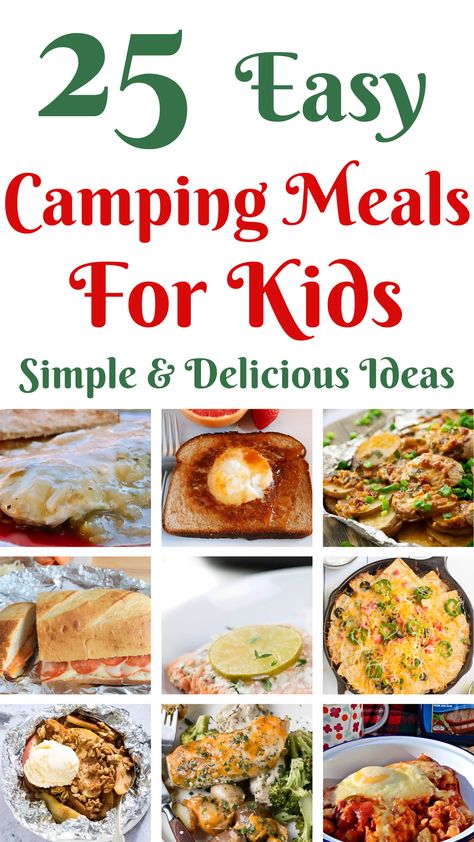 Camping Meals for Kids: Tasty Recipes for Outdoor Family Adventures Meal Ideas For Camping Easy Recipes, Scout Camping Meals, Kids Camping Food, Summer Camp Food, Camp Food Ideas, Premade Meals, Camping Meals For Kids, Make Ahead Breakfast Burritos, Camping Food Ideas