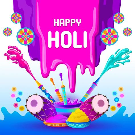 Happy Holi 2022 Wishes, Quotes, Messages, Greetings Images Happy Holi Creative, Holi Festival Wishes, Holi Image, Holi Wishes Quotes, Holi 2023, Holi Wishes Images, 2023 Wishes, Holi Powder, Happy Holi Wishes