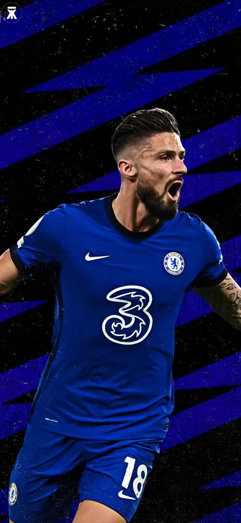 Olivier Giroud Wallpaper Oliver Giroud Wallpaper, Giroud Olivier, Oliver Giroud, Chelsea Players, Olivier Giroud, Football Wallpapers, Rangers Fc, Chelsea Football Club, Sports Images