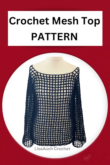 Crochet Mesh Top Pattern FREE Crochet Mesh Top Pattern, Mesh Top Pattern, Crochet Turtleneck, Baby Bonnet Crochet Pattern, Crochet Mesh Top, Crochet Long Sleeve Tops, Summer Top Pattern, Baby Cardigan Pattern, Hooded Cowl