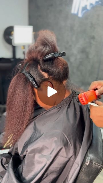 EAP Heat on Instagram: "Unlock 🔓the silk smooth secret: Start with a flawless blowout for the perfect silk press! ⚠️don’t forget to use heat protectant.

Tool used: our 1 3/4” Red ceramic iron

Shop EapHeat.com🔥

#silkpress #eapheat #hairsecrets #eap #pressedhair #straightnaturalhair #silkpressspecialist" Hair Secrets, Heat Protectant, Red Ceramic, Silk Press, Blow Dry, Hair Inspo, Natural Hair Styles, Heat, Silk