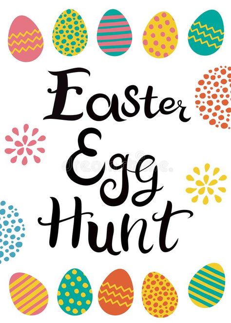 Hand drawn lettering. Easter egg hunt. Easter eggs with different hand drawn orn , #spon, #Easter, #egg, #hunt, #Hand, #drawn #ad Animal Easter Eggs, Easter Eggs Diy, About Easter, Hand Drawn Lettering, Egg Art, Abstract Photos, Easter Egg Hunt, Egg Hunt, Popular Pins