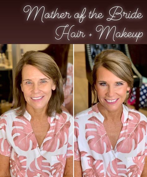 Wedding Hairstyles Mog, Half Up Half Down Mob Hair, Mum Of Bride Hair, Wedding Hair Mom Of Groom, Mother Of Bride Side Swept Hair, Hair Mother Of The Bride Hairstyles, Hairdos For Mother Of The Groom, Wedding Hair And Makeup For Mother Of The Groom, Updo For Mother Of Bride