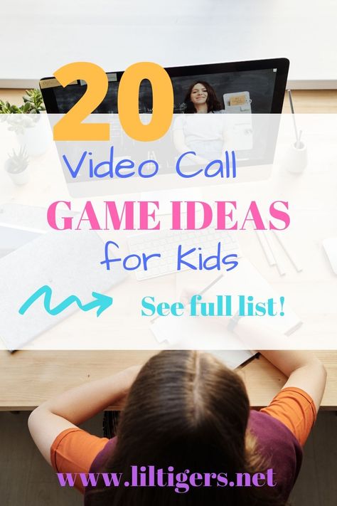 Video calls can get boring. Try these 20 cool video call ideas to stay connected and switch things up. They are suitable for the whole family. Take a look here for the full list! #videocall #zoomgames #family Fun Games To Play, Games To Play With Kids, Healthy Activities, Mindfulness For Kids, Conscious Parenting, Kids Groups, Creative Activities For Kids, Game Ideas, Video Call