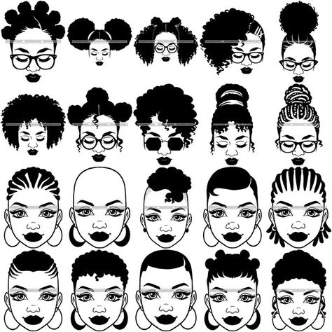 Hairstyles Drawing Reference, Afro Hair Drawing, Bling Mugs, Phoenix Tattoos, Hairstyles Drawing, Hair References, Curly Hair Drawing, Hair Sketch, Hipster Girls