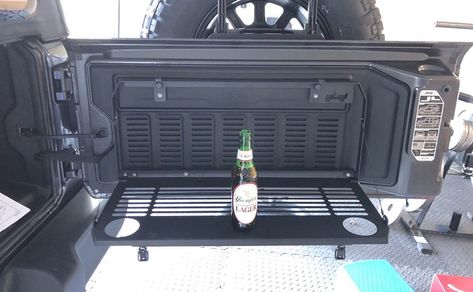 Jeep Tailgate Ideas, Table Installation, Jeep Wrangler Forum, Tailgate Ideas, Tailgate Table, Jl Wrangler, New Jeep Wrangler, New Jeep, 2018 Jeep Wrangler