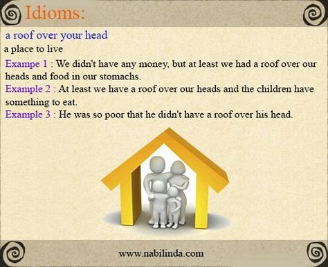 Idioms Teaching Idioms, Idioms And Proverbs, English Expressions, Phrasal Verbs, English Idioms, Learning English, English Vocabulary, Your Head, Learn English