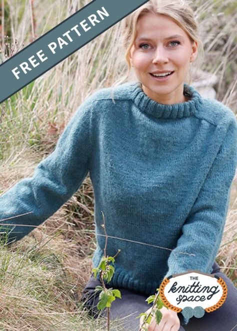 Sweater Free Knitting Pattern, Pullover Sweaters Pattern, Fall Knitting Patterns, Free Knitting Patterns For Women, Womens Knitting Patterns, Knitting Patterns Free Sweater, Jumper Knitting Pattern, Fall Knitting, Hand Knitted Sweaters