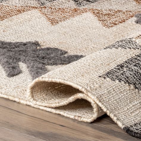 Brooklyn Rug Co Rosanna Southwestern Symbols Jute Area Rug - Bed Bath & Beyond - 39484869 Cream Couch, Rug For Dining Room, Neutral Rug Living Room, Western Rugs, Spare Bathroom, Southwest Rugs, Arizona Style, Creek House, Jute Area Rug