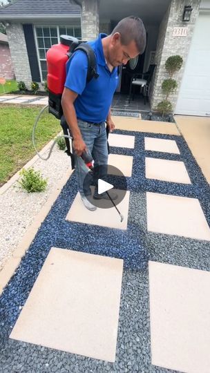 178K views · 2K reactions | Check Out This Landscape Design! | Check out this design! ✨

We sprayed rock glue on the black star gravel so they stay in place.

Want us to come do your home? 😁

Tell us what you would... | By Eden's Garden | Said you're scared I let you
down baby I'm so proud Black Star Gravel, Rock Glue, Garden Of Eden, Let You Down, So Proud, Black Star, Garden And Yard, Landscape Design, The Black