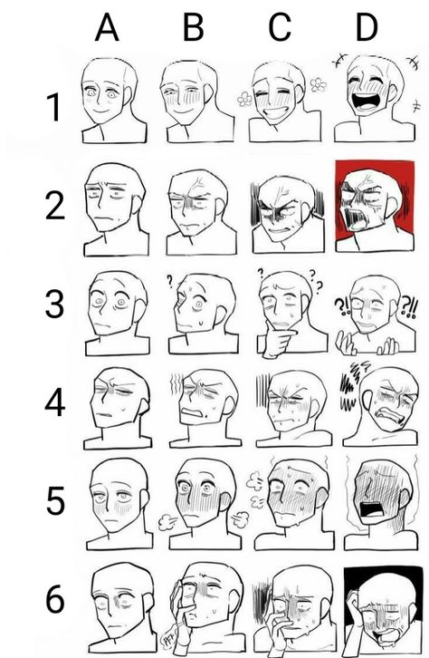 Furious Face Expression Drawing, Playful Expression Drawing, Scary Face Expression Drawing, Agony Expression Reference, How To Draw Nervous Face, Person Yelling At Someone Reference, Nervous Facial Expression Drawing, Expression Chart Reference Angry, Angry Smile Drawing