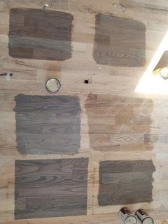 Weathered Oak Stain on Red Oak? Oak Floor Stains, Floor Stain Colors, Wood Floor Stain Colors, Weathered Oak Stain, Wood Floor Colors, Red Oak Floors, Hardwood Floor Colors, Floor Stain, Refinishing Floors