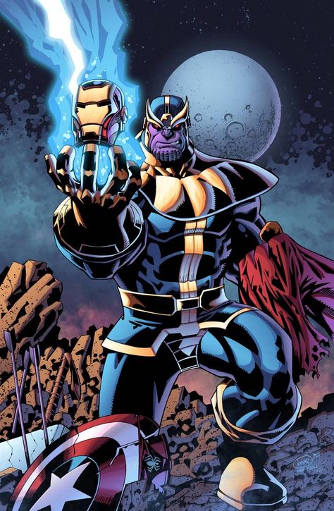 Dc Gods, Thanos Art, Avengers Thanos, Marvel Thanos, Comic Marvel, Thanos Marvel, Univers Marvel, Comic Villains, Black Order