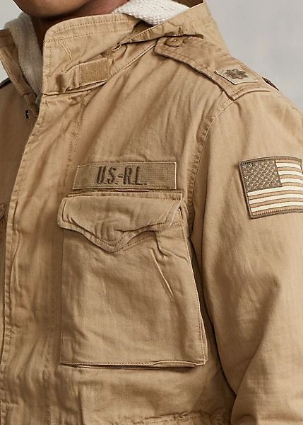 The Iconic Field Jacket | Ralph Lauren UK Field Jacket Men, White Oxford Shirt, M65 Field Jacket, Military Parka, Ralph Lauren Style, Slim Fit Polo, Preppy Look, Field Jacket, Slim Fit Shirt