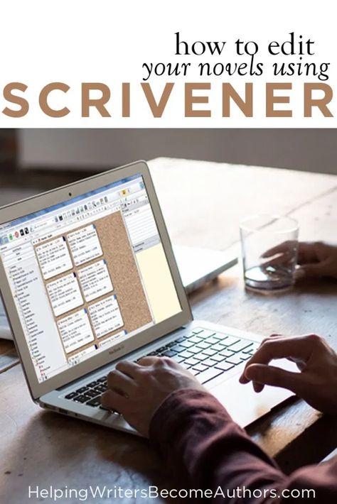 How to Use Scrivener to Edit Your Novels - Helping Writers Become Authors Writing Software, Book Editing, Writers Notebook, Editing Writing, Book Writing Tips, Writing Resources, Writing Life, Evernote, Writing Advice