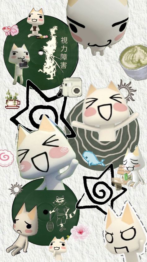 wallpaper Toro Inoue Wallpaper, Toro And Friends, Toro Cat, Baby Blue Wallpaper, Cat Collage, Iphone Wallpaper Cat, Cute Home Screen Wallpaper, Toro Inoue, Jelly Wallpaper