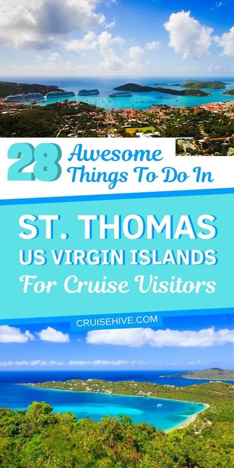 Here are some of the best things to do in St. Thomas, US Virgin Islands. This is catered towards cruise ship visitors to the eastern Caribbean island and covering excursions, beaches and the cruise port. via @cruisehive St. Thomas, St Thomas Us Virgin Islands, Virgin Islands Vacation, St Thomas Virgin Islands, Best Island Vacation, Carribean Cruise, Cruise Planning, Cruise Excursions, Honey Moon