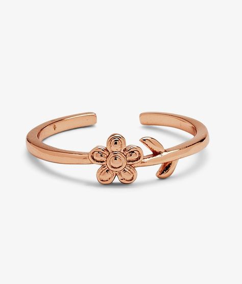 Toe Rings | Pura Vida Bracelets Couple Promise Rings, Best Friend Couple, Friend Couple, Promise Rings For Couples, Daisy Charm, Pura Vida Bracelets, Hang Ten, Toe Ring, Rose Gold Metal