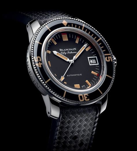 Blancpain Fifty Fathoms Barakuda | Time and Watches Watch Photography Ideas, Blancpain Fifty Fathoms, Watch Photography, Fifty Fathoms, New Step, Perpetual Motion, Watches Rolex, Expensive Watches, Invicta Watches