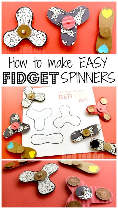 Diy Fidget Spinner, Spinners Diy, Science Fair Project, Bored Kids, Fidget Spinners, Fair Projects, Diy Projects For Kids, Crafts For Boys, Diy Games