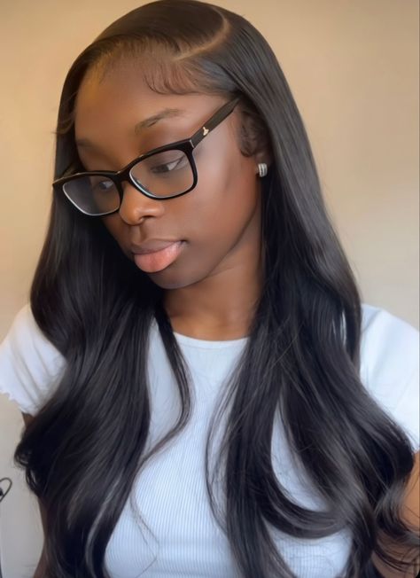 Sew In Hairstyles, Birthday Hairstyles, Quick Weave Hairstyles, Cute Hairstyle, Frontal Hairstyles, Pretty Braided Hairstyles, Hair Ponytail Styles, Dope Hairstyles, Ponytail Styles