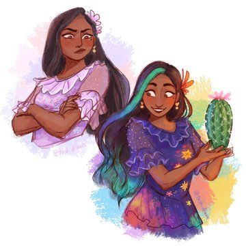 Character Art Fairy, Animated Princess, Encanto Characters, Encanto Fanart, Black Disney Princess, Isabela Madrigal, Familia Madrigal, Disney Princess Artwork, Disney Kingdom