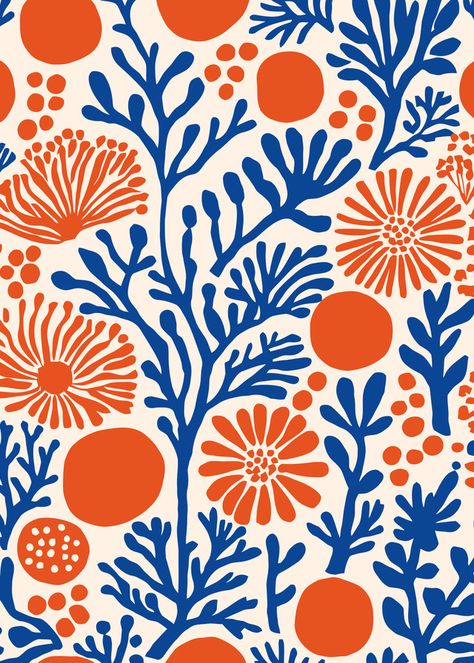 Bring warmth to your home with vintage sunflower patterns. Perfect for wallpaper, fabric, and more, these designs add a cozy and inviting feel to any space. Celebrate the beauty of vintage design with these cheerful and lively patterns. #VintageDesign #SunflowerPatterns #CozyHomes #HomeStyle #InteriorTrends #WarmDecor #PatternDesign #Inspiration Design Images Art, Coral Print Pattern, Floral Pattern Drawing, Retro Design Poster, Coral Illustration, Trending Patterns, Coral Drawing, Mexico Print, Coral Painting