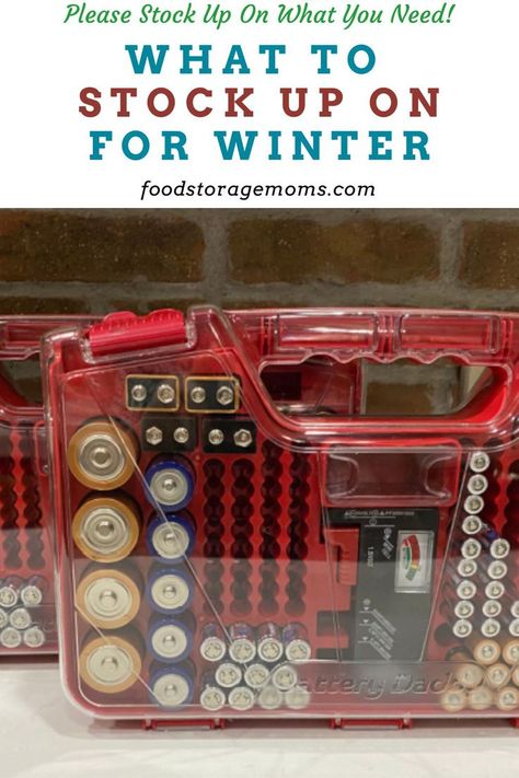 Being prepared for stormy, wet, and cold winter weather is essential. One way to make sure you’re ready for the harsher weather conditions is to stock up on specific items that can come in handy. Winter Storm Prep, Winter Preparedness, Storm Prep, Regrow Vegetables, Winter Hacks, Things To Do At Home, Being Prepared, Prepper Survival, Emergency Prepping