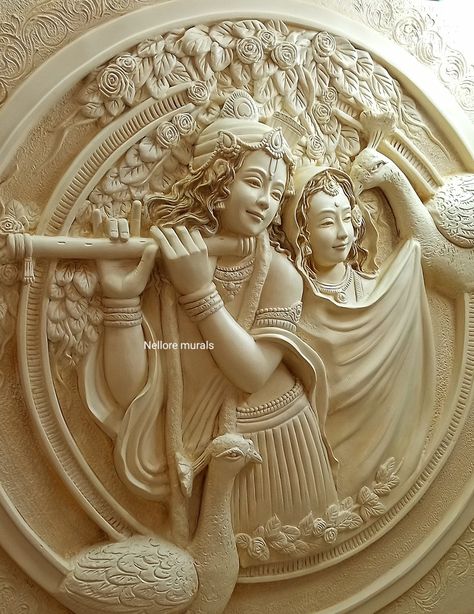 Marriage Wall Art, 3d Wall Art Sculpture, Buddha Wall Decor, Wall Relief, Mural Art Design, Wall Carvings, Goddess Saraswati, Drawing Room Interior, Relief Art