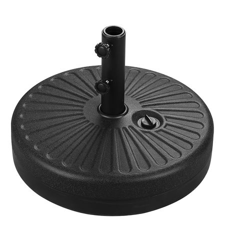 Ainfox Umbrella Base Water Filled Patio Umbrella Stand Umbrella Holder Black - Walmart.com - Walmart.com Solar Umbrella, Pool Umbrellas, Market Stands, Patio Umbrella Stand, Shade Umbrellas, Table Umbrella, Umbrella Holder, Outdoor Lawn, Market Umbrella