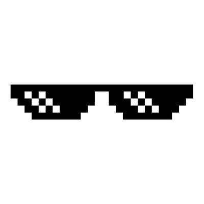 Deal With It Glasses Glasses Transparent Png, Deal With It Glasses, Pixel Glasses, Deal With It Sunglasses, Glasses Meme, Thug Life Meme, Glasses Transparent, Foto Kelakar, Anime Lips